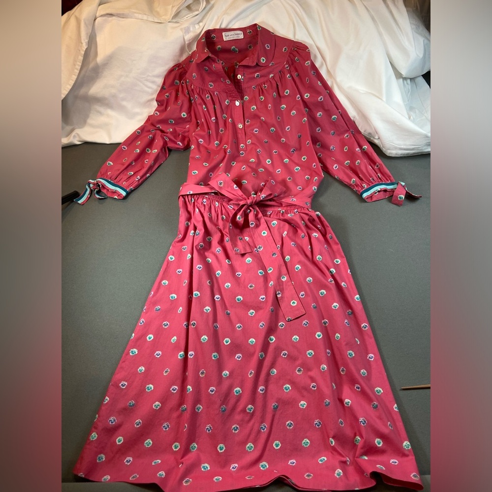 Blair Woolverton Vintage Skirt and Blouse Set with Belt Size 12‎